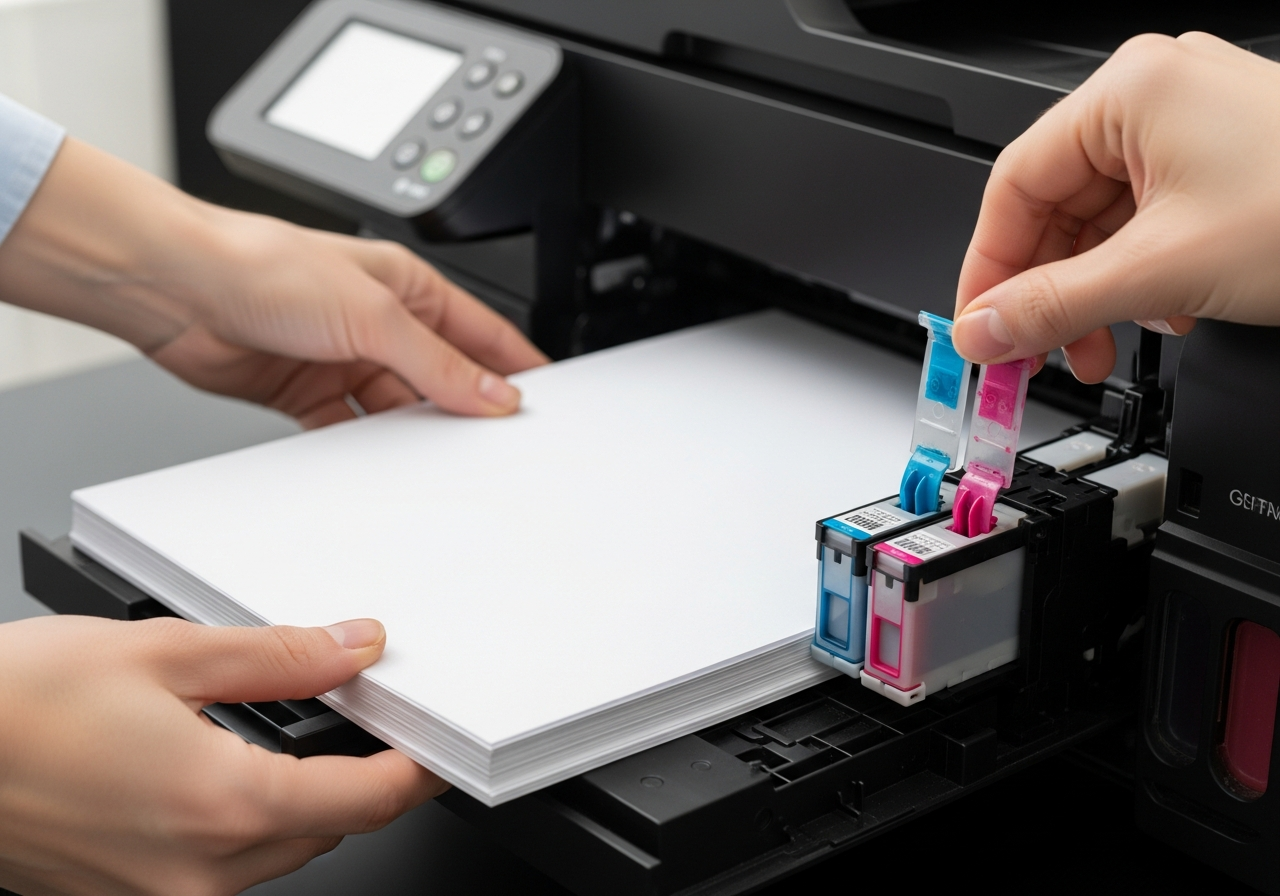 Load Paper and Cartridges